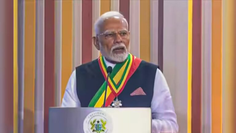 पीएम मोदी ने घाना की संसद को किया संबोधित, एकजुटता पर दिया जोर