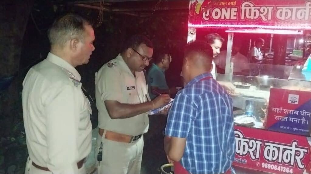 एसएसपी प्रहलाद मीणा IPS का नैनीताल में चेकिंग अभियान