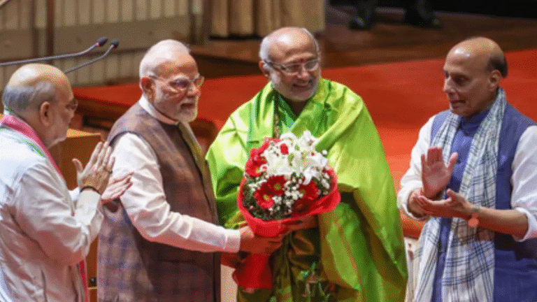 सीपी राधाकृष्णन उप-राष्ट्रपति चुनाव जीत के बाद