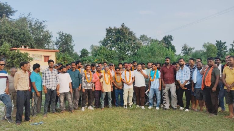 इमलीघाट मैदान में चालक कल्याण समिति का गठन