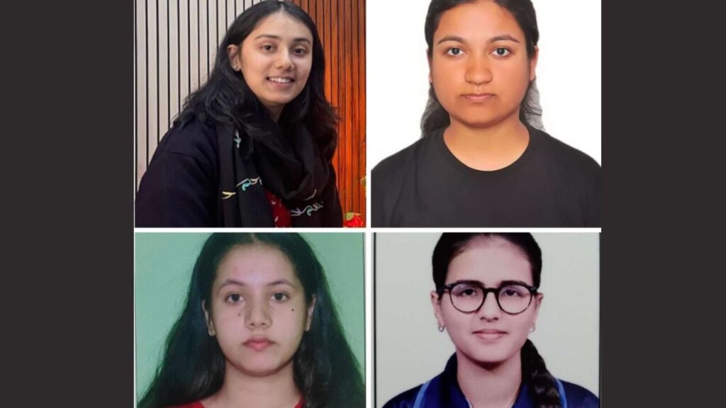 ICAR PG Exam 2025 Top 10 Pantnagar University Girls