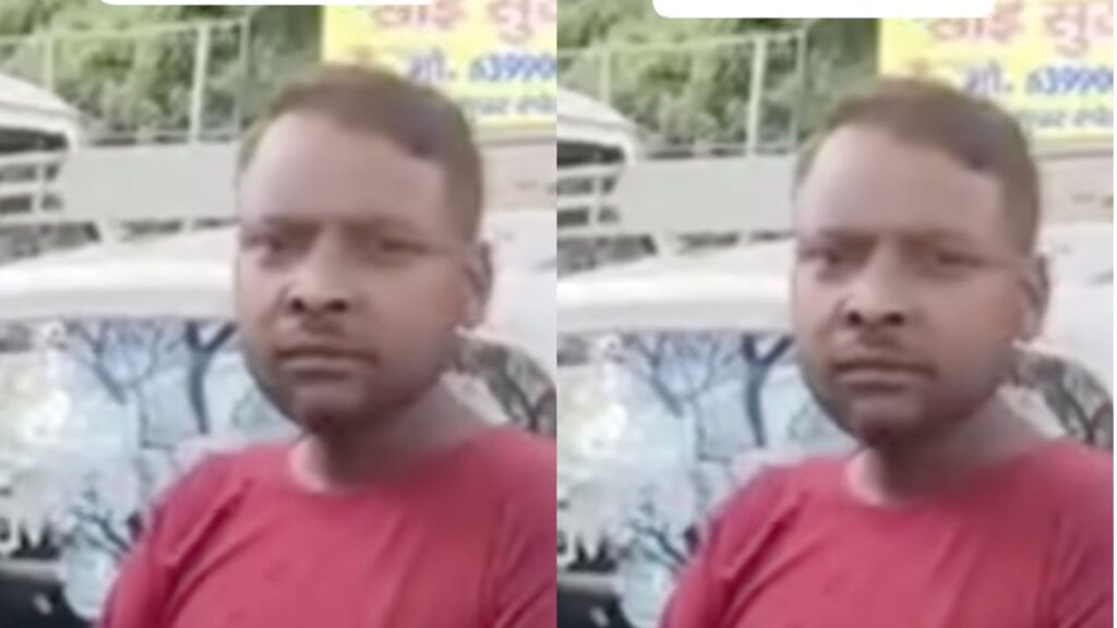 टनकपुर में गाड़ियों में पॉटी करने वाला शख्स CCTV में कैद