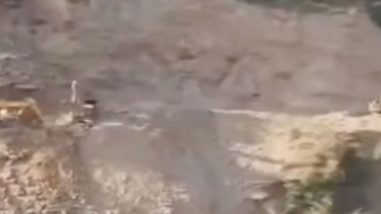 Construction work starts on Chousali-Doba diversion road after Quarb landslide in Almora