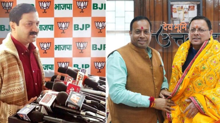 BKTC विवाद को लेकर बीजेपी नेताओं अजेंद्र अजय और हेमंत द्विवेदी में टकराव।