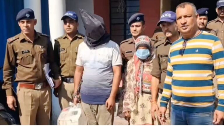 हरिद्वार श्यामपुर में पुलिस द्वारा बरामद ट्रक और डीजल जरीकेन – लव ट्रायंगल मर्डर केस