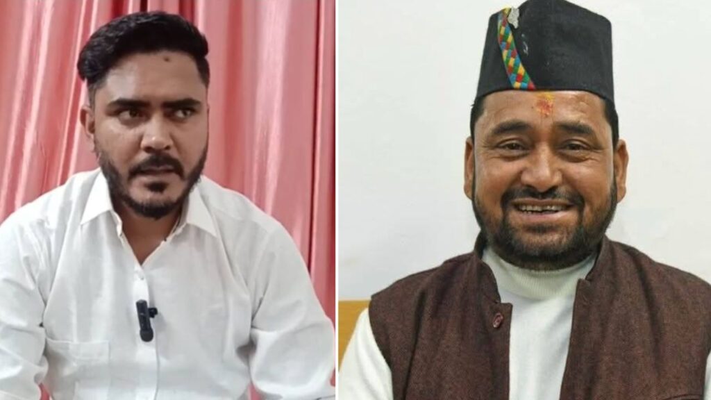 बेरोजगार संघ ने BJP विधायक के भतीजे को बिना विज्ञप्ति नौकरी देने का लगाया आरोप।