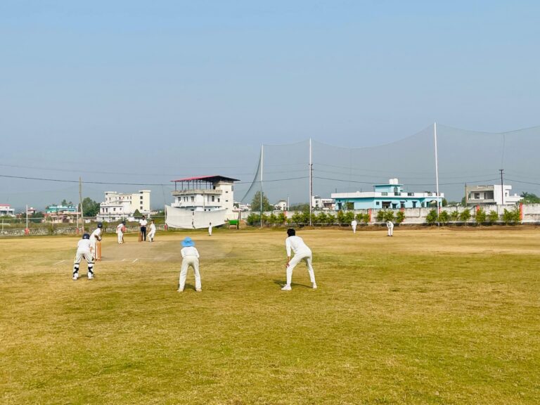 Inter School Under-14 Cricket Tournament inauguration at Arden Progressive School Haldwani