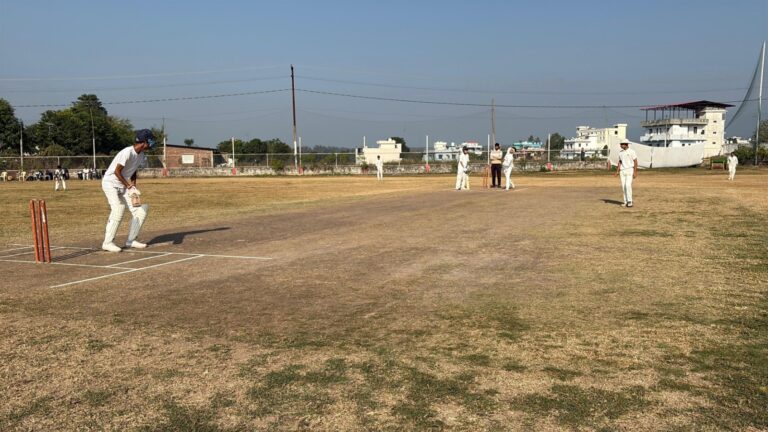 PSA इंटर स्कूल U-14 क्रिकेट मैच में इंस्पिरेशन और गुरुकुल स्कूल की जीत का दृश्य