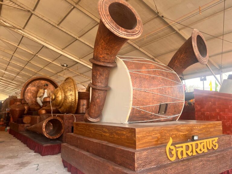 भारत पर्व 2026 में प्रदर्शित आत्मनिर्भर उत्तराखण्ड झांकी