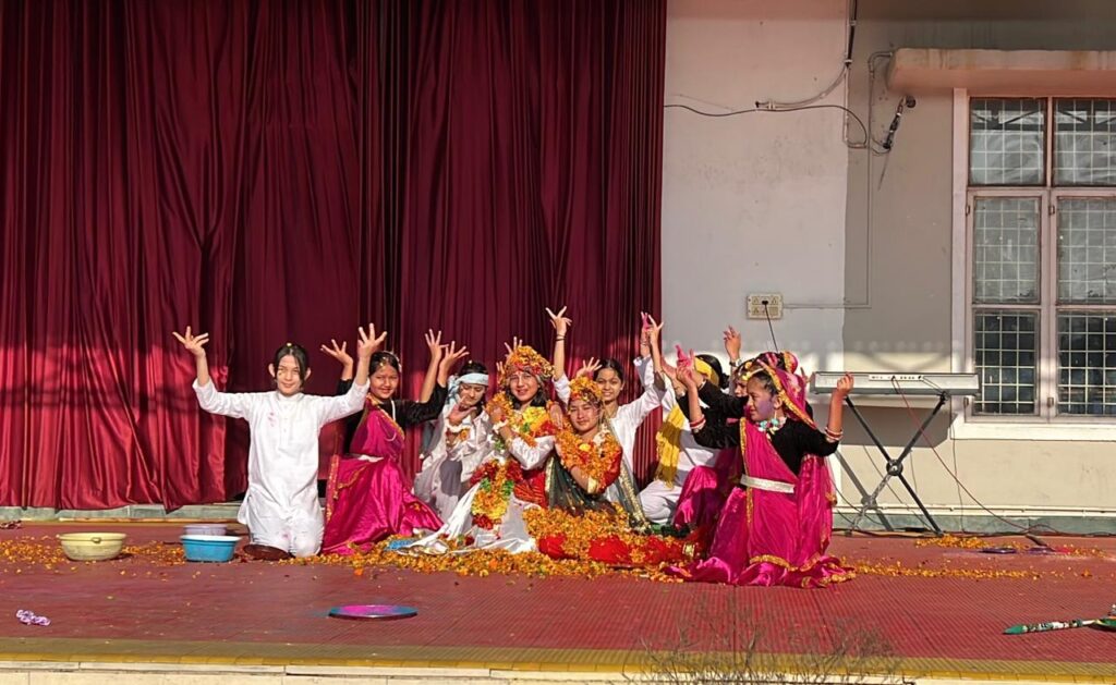 Holi Celebration at Arden Progressive School Lamachaur