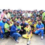 मुख्यमंत्री पुष्कर सिंह धामी देहरादून में क्रिकेट खेलते हुए खिलाड़ियों का उत्साह बढ़ाते हुए