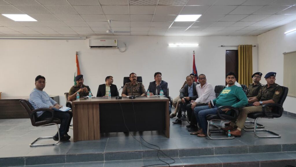 हल्द्वानी में होली सुरक्षा व्यवस्थाओं को लेकर प्रशासन और पुलिस की बैठक