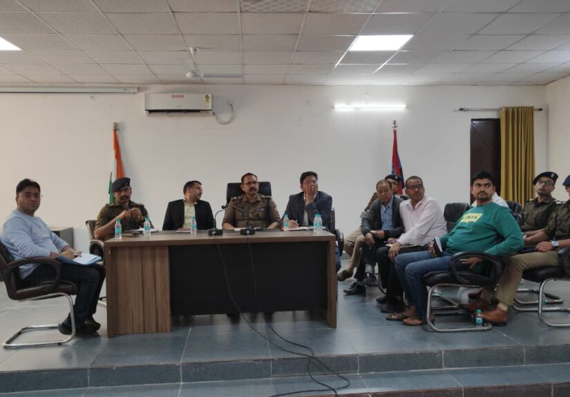 हल्द्वानी में होली सुरक्षा व्यवस्थाओं को लेकर प्रशासन और पुलिस की बैठक