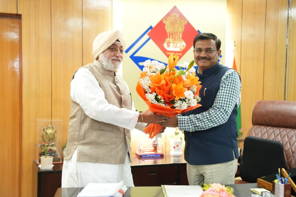 Hemkund Sahib Gurudwara in Chamoli Uttarakhand with devotees during pilgrimage season