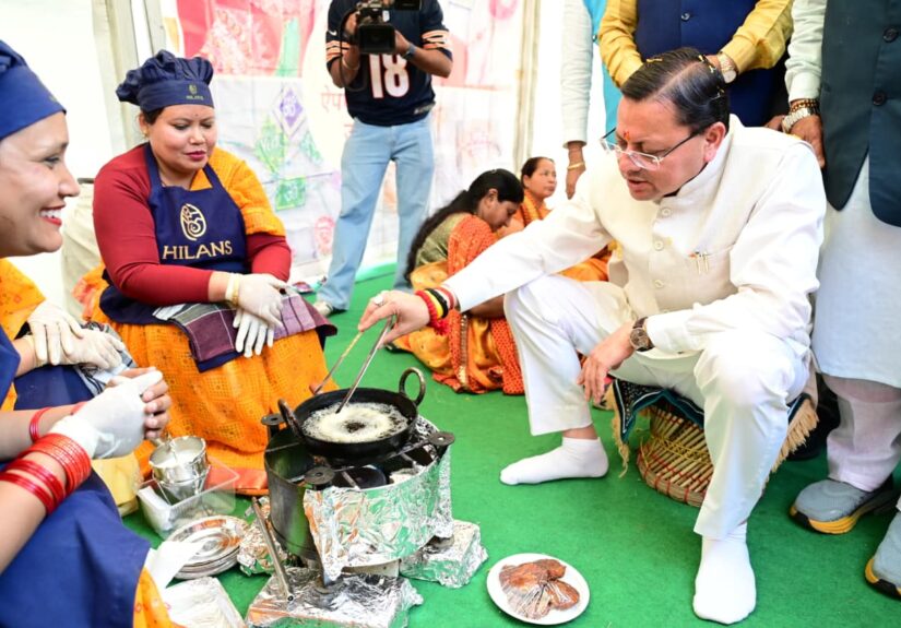 परेड ग्राउंड देहरादून में 4 साल बेमिसाल कार्यक्रम को संबोधित करते सीएम पुष्कर सिंह धामी