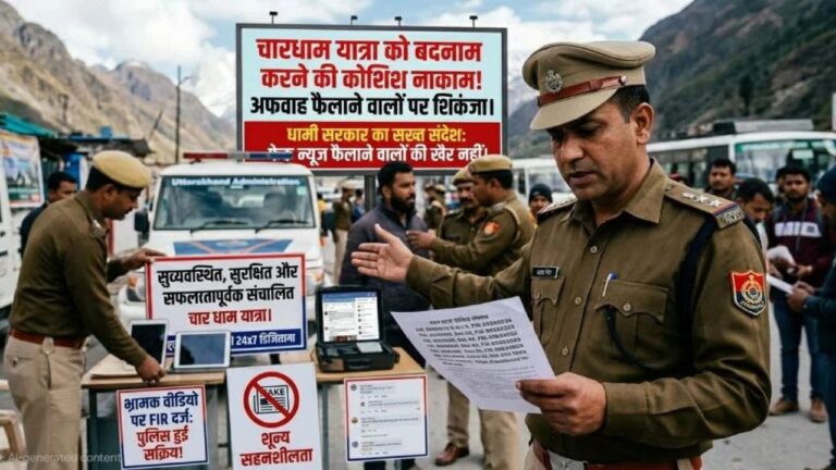 चारधाम यात्रा अफवाह फैलाने वालों पर उत्तराखंड पुलिस कार्रवाई, सोनप्रयाग थाने में FIR दर्ज