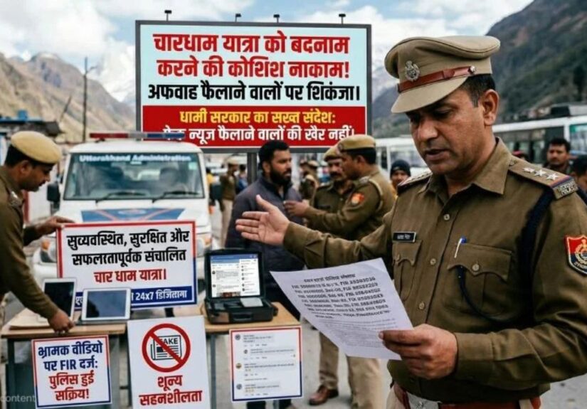 चारधाम यात्रा अफवाह फैलाने वालों पर उत्तराखंड पुलिस कार्रवाई, सोनप्रयाग थाने में FIR दर्ज