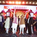 गुरुग्राम में AWPL विजय पर्व कार्यक्रम को संबोधित करते मुख्यमंत्री पुष्कर सिंह धामी