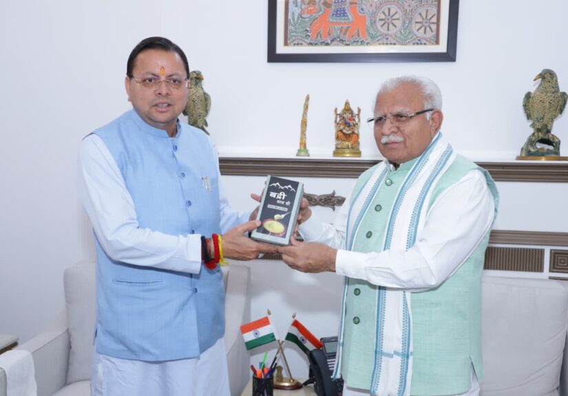 पुष्कर सिंह धामी और मनोहर लाल खट्टर की बैठक, कुंभ 2027 और हरिद्वार गंगा कॉरिडोर पर चर्चा