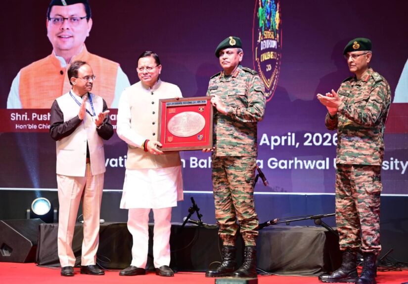 CM Pushkar Singh Dhami at Surya Devbhoomi Challenge 2.0 Closing Ceremony Tehri Uttarakhand.