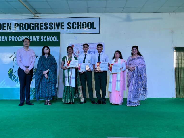 आर्डन प्रोग्रेसिव स्कूल लामाचौड़ में गुरु वंदन-छात्र अभिनंदन कार्यक्रम