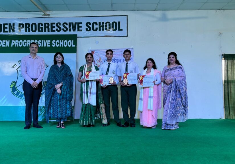 आर्डन प्रोग्रेसिव स्कूल लामाचौड़ में गुरु वंदन-छात्र अभिनंदन कार्यक्रम