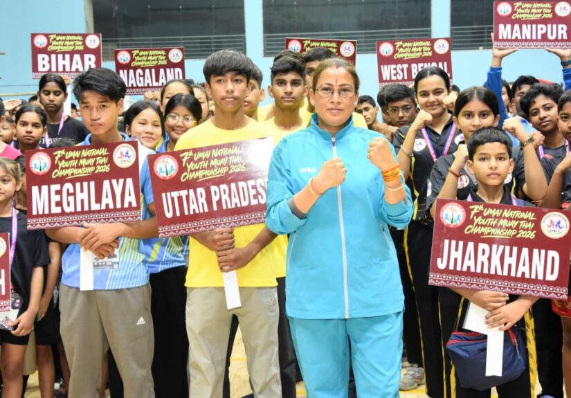 नेशनल यूथ मुए थाई चैंपियनशिप 2026 का उद्घाटन करतीं खेल मंत्री रेखा आर्या