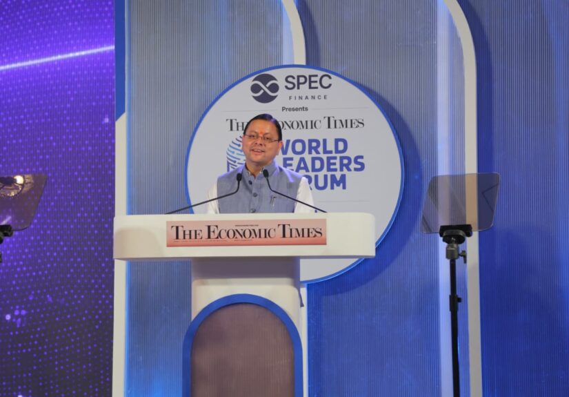 The Economic Times World Leaders Forum 2026 में उत्तराखंड के मुख्यमंत्री पुष्कर सिंह धामी