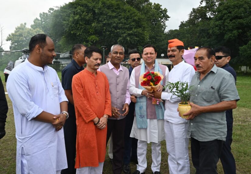 हल्द्वानी में भाजपा संगठन की बैठक में पहुंचे मुख्यमंत्री पुष्कर सिंह धामी