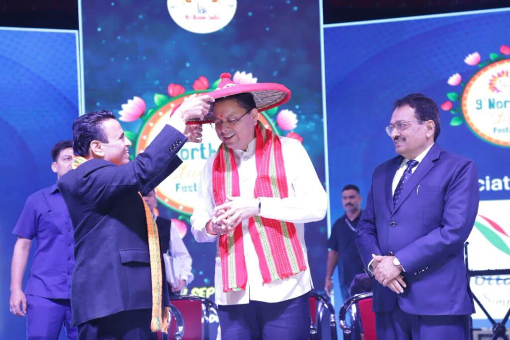 NeST Fest-2026 में पूर्वोत्तर के युवाओं को संबोधित करते मुख्यमंत्री पुष्कर सिंह धामी
