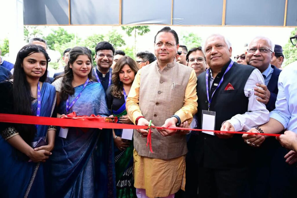 हरिद्वार में 7वें CII उत्तराखंड इंडस्ट्रियल समिट एंड एक्सपो 2026 में मुख्यमंत्री पुष्कर सिंह धामी